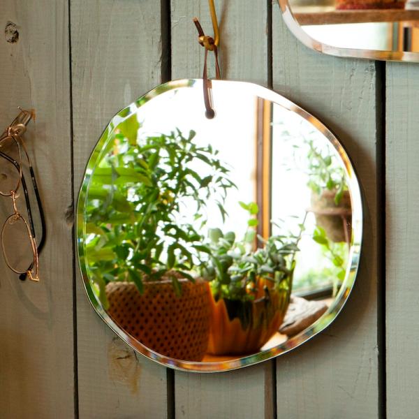 DULTON ダルトン ウォールハンギングミラー クラウド オーバル H19-0033 WALL HANGING MIRROR CLOUD OVAL :sd-dt-h19-0033:KEEPER 通販 ダルトン DULTON ウォールハンギングミラー クラウドオブロン 鏡 ミラー
