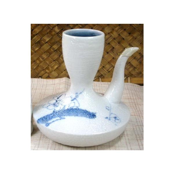 日本酒瓶 手書きデザイン 陶器製 日本酒瓶 手書きデザイン 陶器製