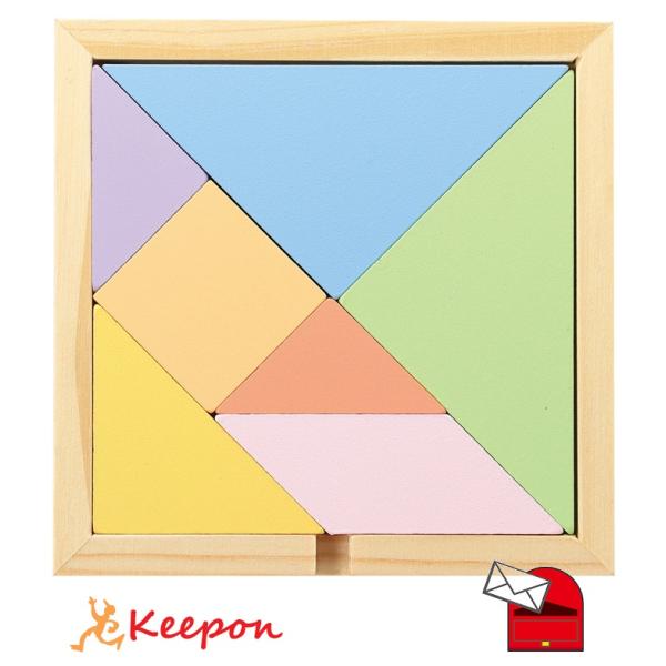 非認知能力を高める知育パズル！無限の形、無限の想像力！四角と三角の7つのピースを組み合わせて、さまざまな形を作るタングラムパズルです。様々なシルエットを作ることができます。ピースの組み合わせを試行錯誤することで、集中力や図形感覚を養います。...