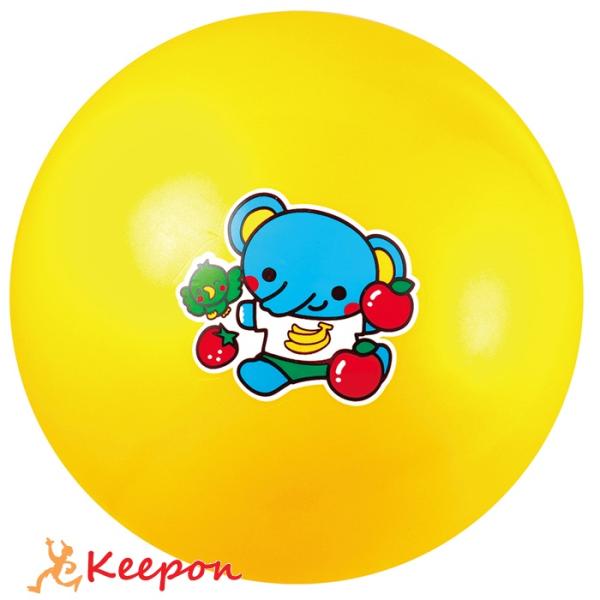 かわいいぞうさんデザインのキッズボール！　かわいいぞうのイラストが描かれたやわらかめのキッズボールです。ツルツルとした手触りで、小さなお子さまでも安心して楽しく遊べます。軽量で扱いやすいサイズなので、室内遊びや外遊びにぴったりです。優しい硬...