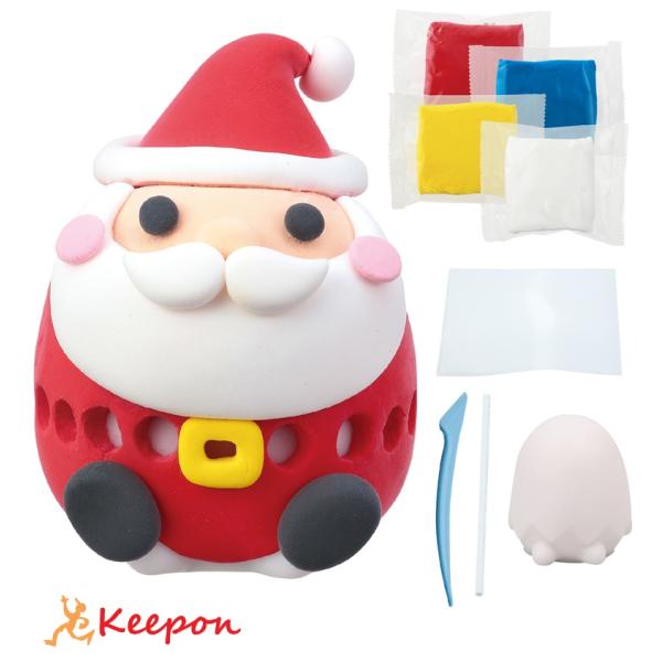 4色ねんどでつくるクリスマスランタン アーテック 工作キット クリスマス会 冬休み 手作り オーナメント 飾り 小学生 幼稚園 保育園 子ども