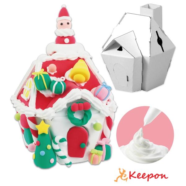 ねんどでつくるクリスマスハウス アーテック 工作キット クリスマス会 冬休み 手作り オーナメント 飾り 小学生 幼稚園 保育園 子ども