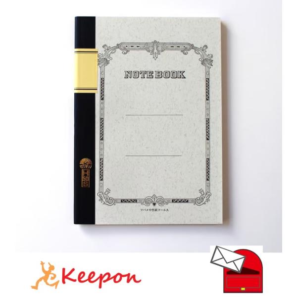 1947年（昭和22年）から変わらない、クラシカルな表紙デザインが目を引くノートです。筆記用として最高級の品質、書きやすくにじまず、ツルツルしすぎずざらざらもしていない、フールス紙を使用しています。蛍光染料を少なめにして、目が疲れない紙色に...