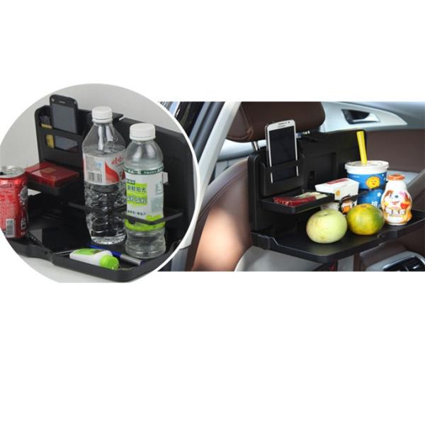 19夏新作 車載簡単テーブル 後部座席シートバック 車用 折畳み式テーブル 収納 国内在庫 シートバックポケット 多機能 車内食卓 勉強 かー用品 事務用 送料無料