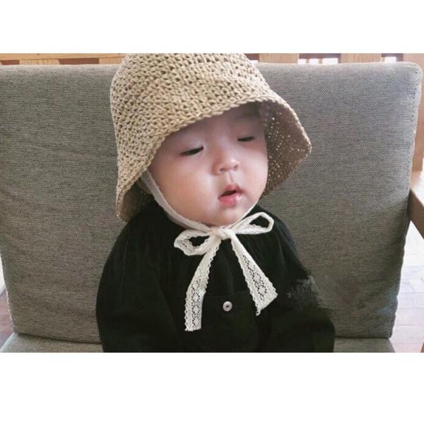 年新作 キッズ 帽子 春 夏 麦わら帽子 ストローハット 紫外線対策 Uvカット アウトドア 市場 送料無料 女の子 子供帽子 赤ちゃん 日よけ 軽量 日焼け防止