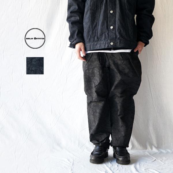 BURLAP OUTFITTER トラックパンツ　ブラックXL BURLAP OUTFITTER（バーラップアウトフィッター） TRACK PANTS