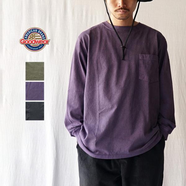 ジャーナルスタンダードラックス | Goodwear LOGO L/STEE Goodwear GOODWEAR グッドウェア L/S POCKET TEE PIGMENT DYE L