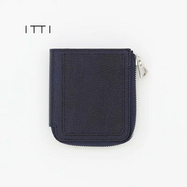 小物 ITTI CRISTY VERY COMPACT WLT .5 / AIZAN 藍桟革 漆レザー 本革ミニ財布｜CRISTY VERY COMPACT WLT .5