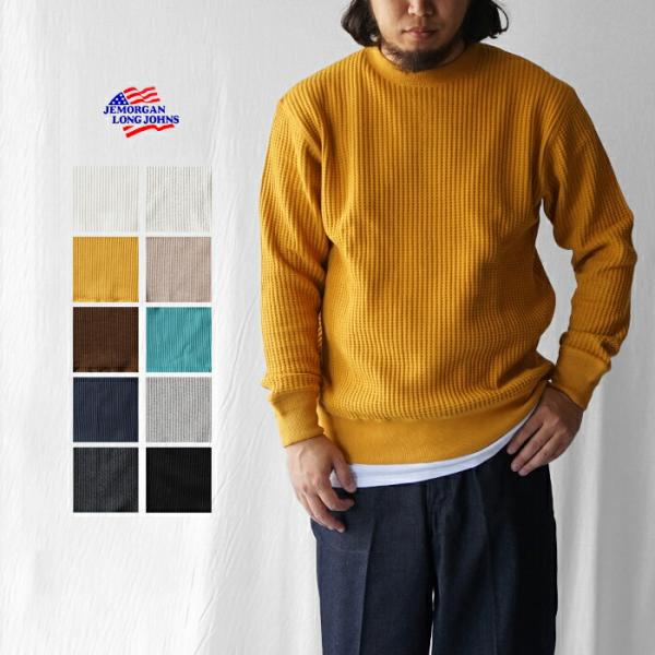 JEMORGAN ジェイイーモーガン BIG WAFFLE CREW NECK ビッグ