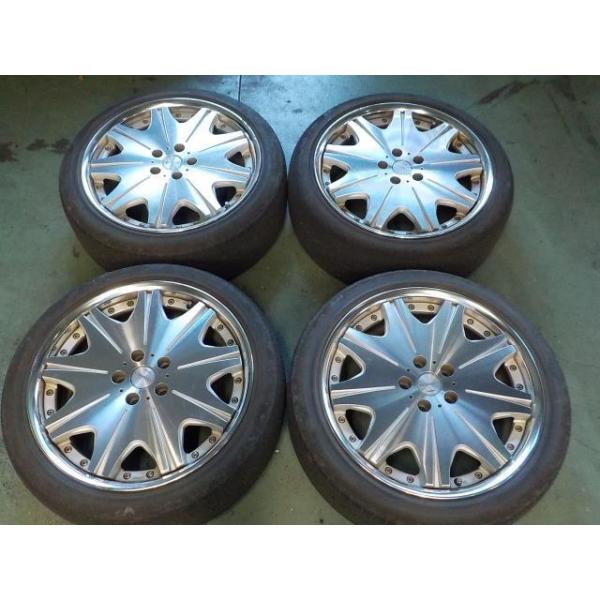 WORK 19インチアルミホイール 19X8J+58 PCD114.3 5穴 ハブ径  