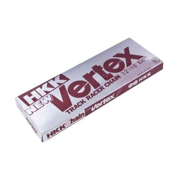HKK エイチケーケー Vertex TRACK RACER CHAIN SILVER 1/2 × 1/8 ベルテックス トラック レーサー チェーン シルバー NJS認定