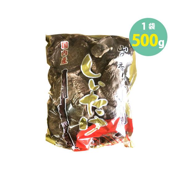 じくを取り除いた肉厚で大ぶりな干し椎茸。500gの大容量です。煮物、炊き込みご飯、混ぜご飯、お吸い物や出汁引きなどに。■品名　乾物■製造国　日本■内容量　500g■賞味期限　製造より1年■保存方法　高温多湿を避けてください■原材料　しいたけ...