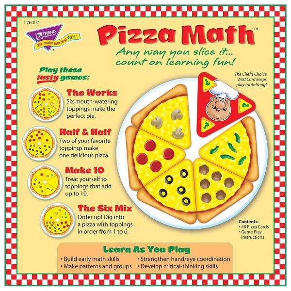 トレンド 英単語 カードゲーム ピザで算数ゲーム Trend Pizza Math Learning Game T