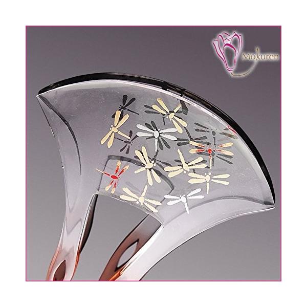 蒔絵かんざし シルバー トンボ クリア パール ゴールド 手数料無料 着物 和装 簪 留袖 結婚式 髪飾り