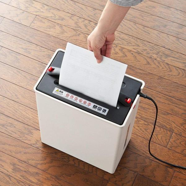 Nhkで紹介 サンワダイレクト 電動シュレッダー ゴミ圧縮機能付 家庭用 クロスカット 10