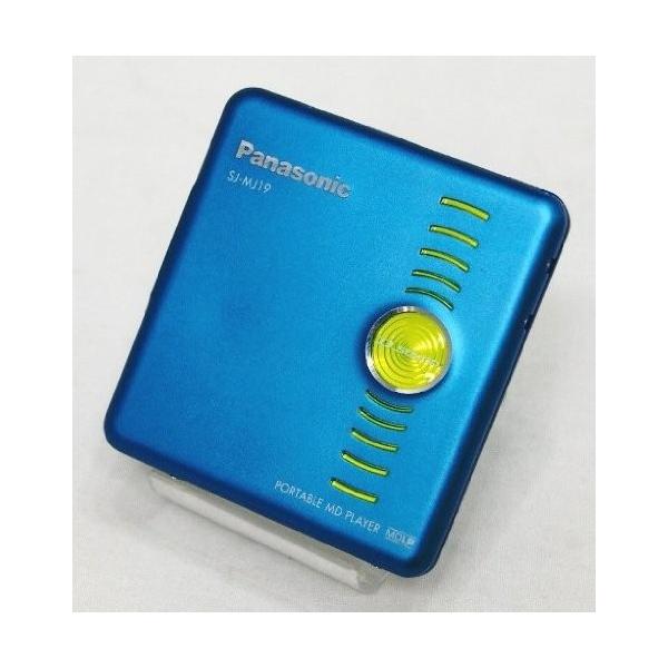 中古品 Panasonic パナソニック 高品質新品 Sj Mj19 A ブルー Mdl ポータブルmdプレーヤー