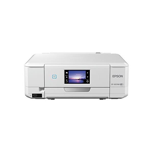 中古品 Epson プリンター インクジェット複合機 休み Colorio 有線 無線 Ep 807aw スマ