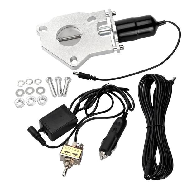 汎用　マフラー　ecv 電動可変バルブ Amazon.co.jp: 本体のみ 76mm マフラー可変電動バルブ 点検検品済 増し