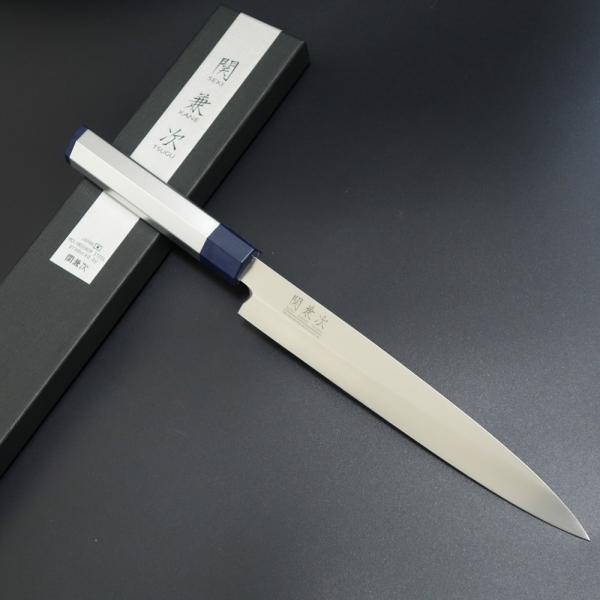関兼次 包丁 柳刃包丁 270mm アルミ柄 モリブデン・バナジウム鋼 keijin_10164