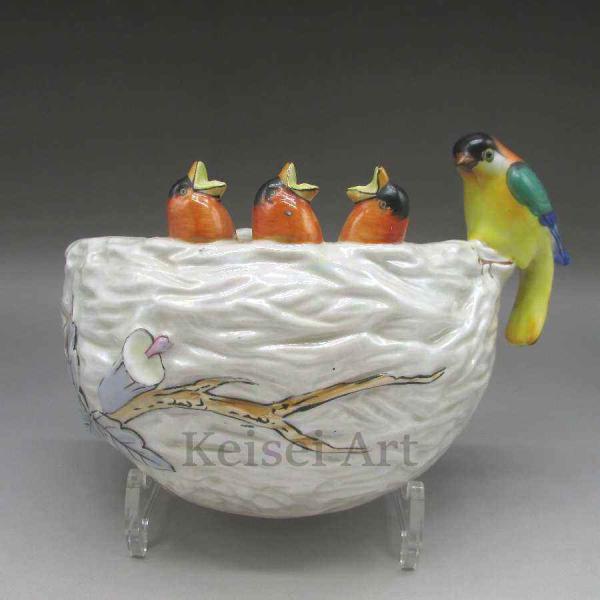 オールドノリタケ 帆船文シガレットボックス 1921年頃-1941年頃