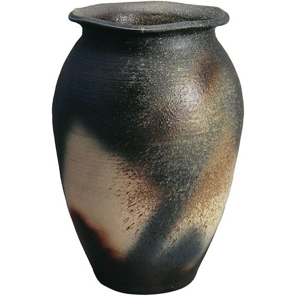 SALE／59%OFF】 花器 窯肌松皮富士口花瓶 18号 全高56.5cm×幅41cm