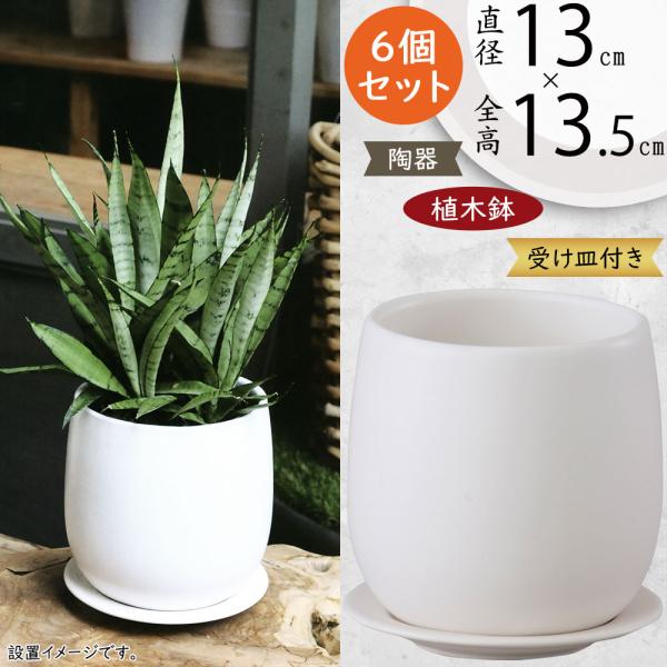 【なお】植木鉢＆受け皿_まとめ買い Tuokus」植木鉢受け皿 植木鉢トレー 植木鉢台 鉢置台 1個セット