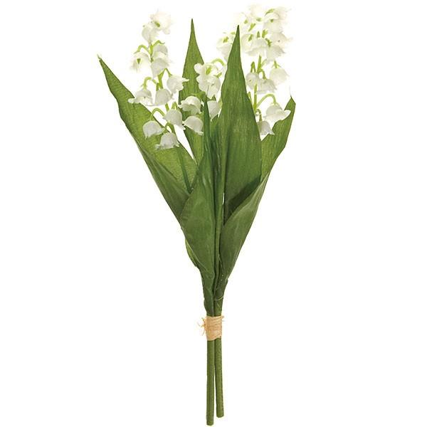 造花 すずらん バンドル 全長23cm 5束セット 1束3本 5束 スズラン 人工観葉植物 花材 Kd F19m36 人工観葉植物と造花の通販ケイシン 通販 Yahoo ショッピング