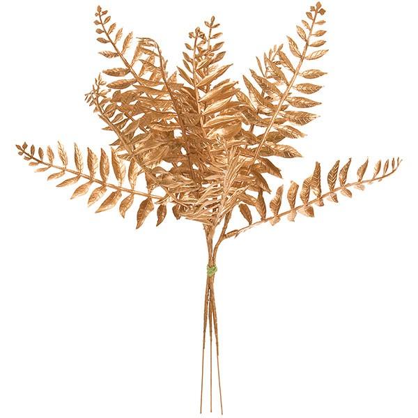 人工観葉植物 クリスマス葉材 シダ ゴールド 全長17cm 9本セット 1束3本 3束 造花 アレンジ Kd Fj4910 人工観葉植物と造花の通販ケイシン 通販 Yahoo ショッピング