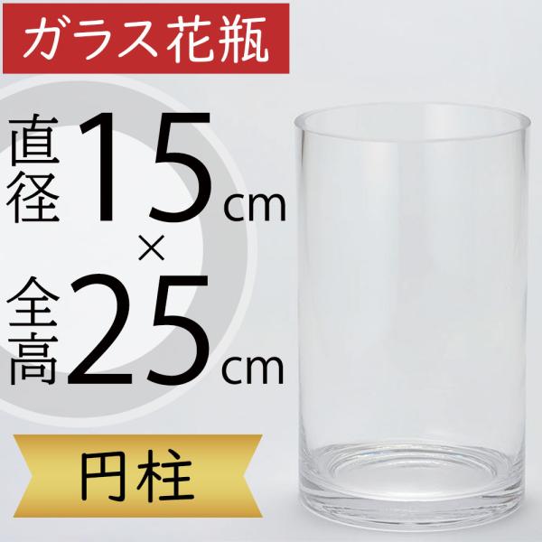 好評 ガラス花器 エースシリンダー 1525 円柱型 全高25cm 直径15cm 透明 クリア 硝子 花瓶 花器 花入れ フラワーベース 筒形 筒型 アレンジ Kd Gg1525 人工観葉植物と造花の通販ケイシン 通販 Yahoo ショッピング