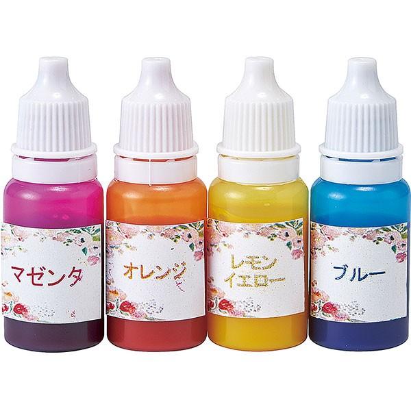 リリジュエルカラー 4色セット 各8ml 色付け フラワーアレンジメント 資材 花材 工作 固まるハーバリウム Kd Pl7 人工観葉植物と造花の通販ケイシン 通販 Yahoo ショッピング