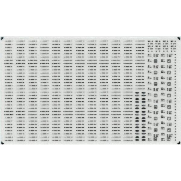 323系 車番/表記【単色刷りインレタ〈黒〉】全車各1編成分 : 京神模型