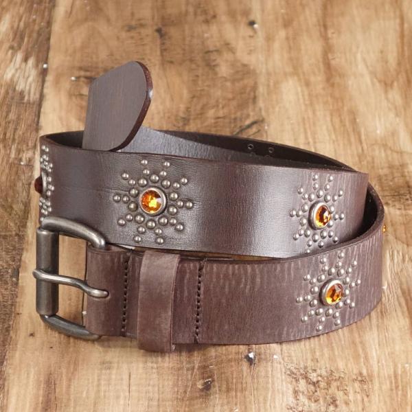 HTC エイチティーシー FRIENDS OF SUNSHINE BELT メンズ ベルト ダークブラウン ハリウッドトレーディングカンパニー