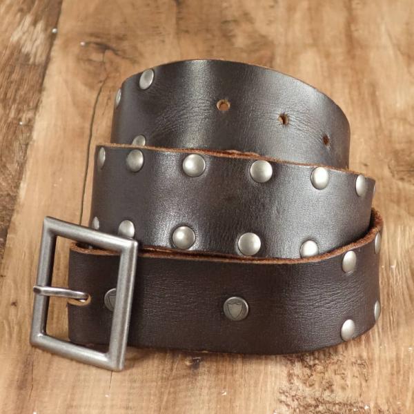 HTC エイチティーシー ISADORA BELT メンズ ベルト ダークブラウン ハリウッドトレーディングカンパニー