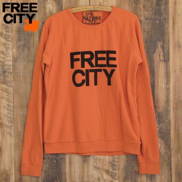 FREE CITY フリーシティ FREECITY LNLrag ラグラン スウェット 