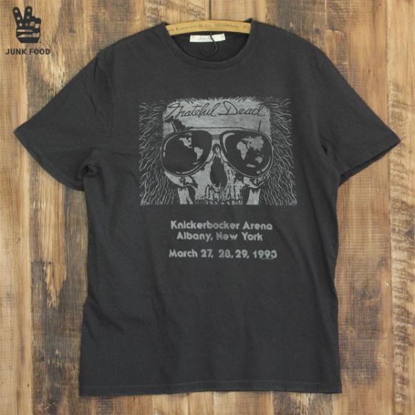 JUNK FOOD ジャンクフード Grateful Dead グレイトフルデッド Tシャツ メンズ 半袖 スカル バンドTシャツ アメカジ