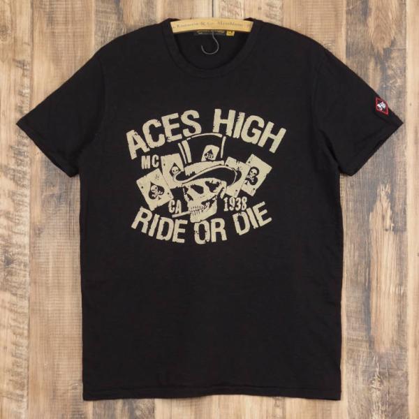 ジョンソンモータース Johnson Motors Inc. ジョンソンモータース Tシャツ メンズ ACES