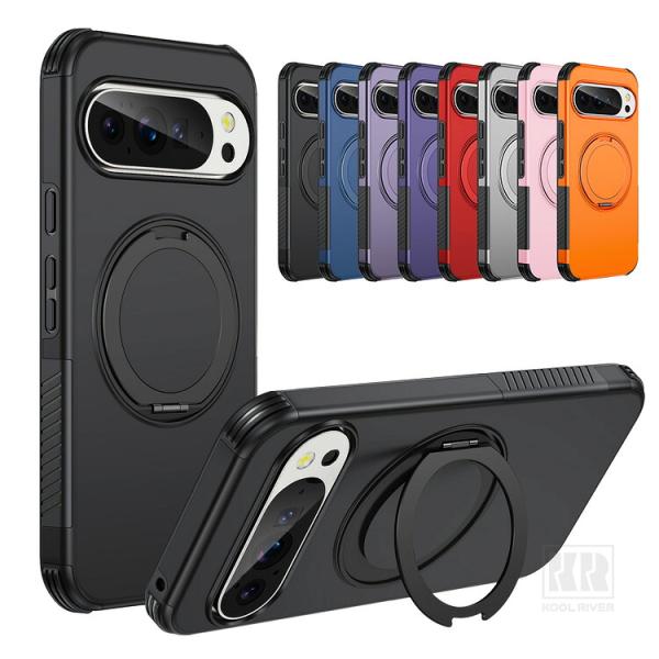 Pixel11 ケース Pixel11Pro / Pixel11ProXL カバー 一体型リング付き スタンド機能 2重構造 Google グーグル ピクセル11 おすすめ おしゃれ