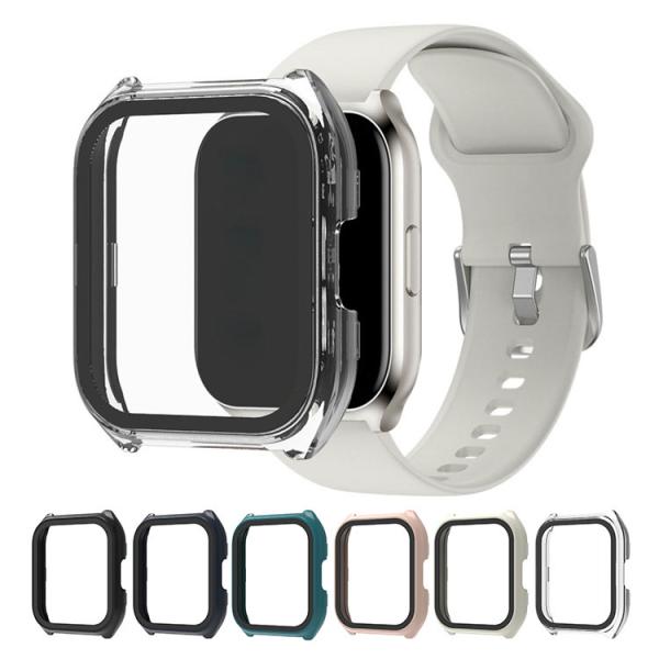 HAYLOU Watch 2 Pro ケース カバー 液晶面強化ガラス 全面保護 液晶保護ケース 単色/クリア フィルム一体 ハードケース