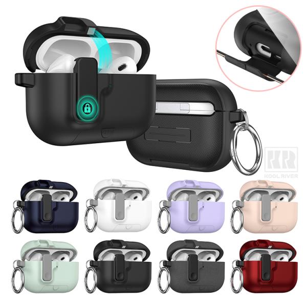 AirPods Pro 3 耐衝撃 ケース 第3世代 カバー カラビナ付き 化粧鏡付き TPU +プラスチック ハードケース シンプル 保護カバー おすすめ おしゃれ Apple アイホン エアーポッズ プロ AirPods Pro3 第3世代 2025モデル ワイヤレスイヤホン 傷防止 保護ケース