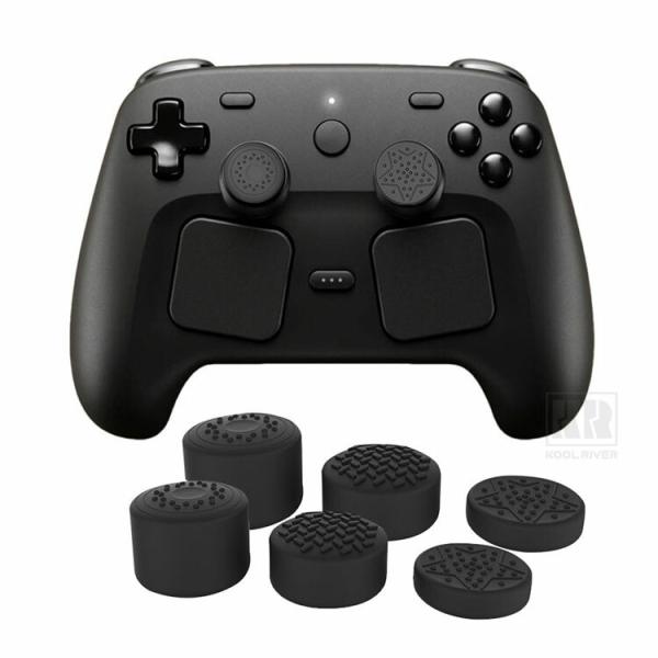 Steam Controller 2026 シリコンリング スティック保護リング 3セット 合計6枚入 スティックの軸を守る スティック用プロテクトリング スティックカバー
