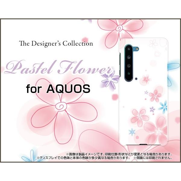 AQUOS R5G SH-51A SHG01 ANIX A[t@CuW[ X}z P[X/Jo[ KXtBt Pastel Flower type004 pXe  t[ sN zCg