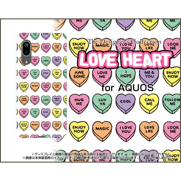AQUOS sense3 basic SHV48 ANIX ZXX[ x[VbN X}z P[X/Jo[ tیtBt LOVE HEART(hbg) ́[ u C G[V