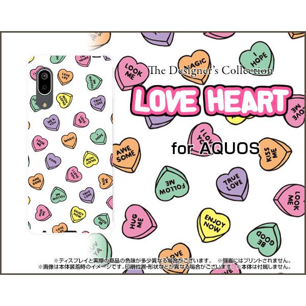 AQUOS sense3 basic SHV48 �A�N�I�X �Z���X�X���[ �x�[�V�b�N �X�}�z �P�[�X/�J�o�[ �K���X�t�B�����t LOVE HEART(�����_��) �́[�� ���u �C���� �G���[�V����