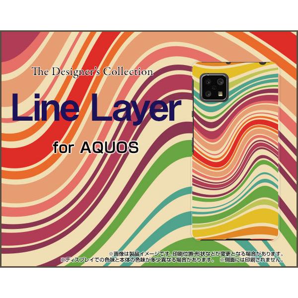 AQUOS sense4 basic ANIX TPU \tgP[X/\tgJo[ KXtBt Line Layer type001 Jt {[_[ 䂪 x[W