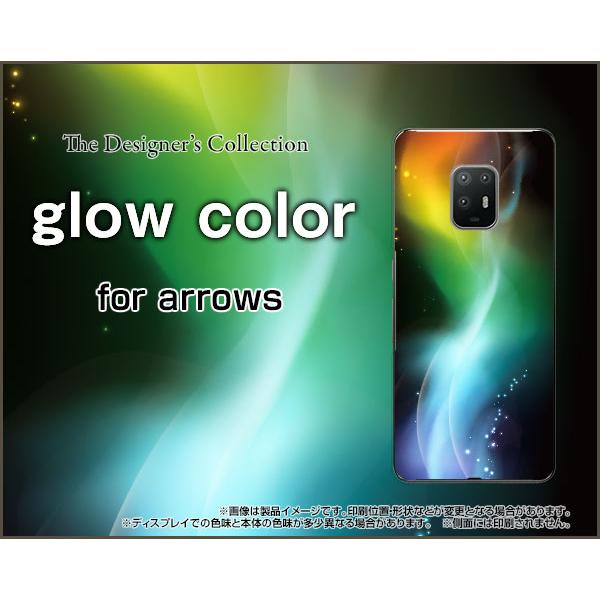 arrows 5G F-51A �A���[�Y �t�@�C�u�W�[ �X�}�z �P�[�X/�J�o�[ �t���ی�t�B�����t glow color �� ���C���{�[ �O���[ �T�C�o�[ �J���t��