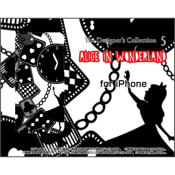 iPhone SE (��2����) 2020 SE2 �A�C�t�H�� �X�}�z �P�[�X/�J�o�[ 3D�ی�K���X�t�B�����t ALICE iN WONDERLAND�i���m�g�[���j ���v �A���X �����_�[�����h