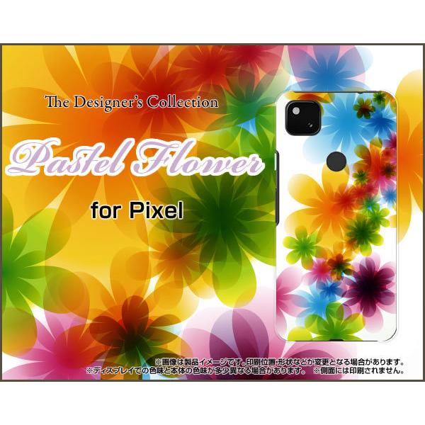Google Pixel 5a (5G)  TPU \tgP[X/\tgJo[ tیtBt Pastel Flower type001 pXe  t[  C{[