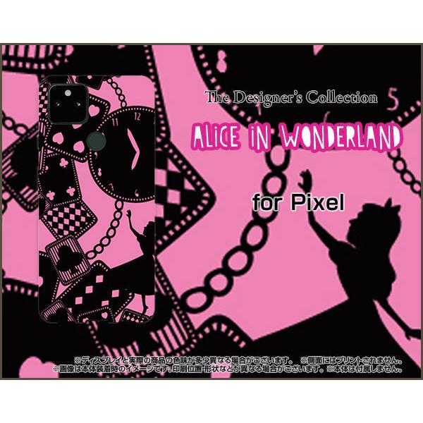 Google Pixel 5a (5G)  TPU \tgP[X/\tgJo[ KXtBt ALICE iN WONDERLANDi×sNj v AX _[h
