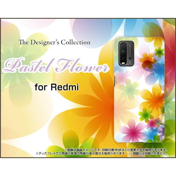 Redmi 9T ���b�h�~�[ �i�C�� �e�B�[ TPU �\�t�g�P�[�X/�\�t�g�J�o�[ Pastel Flower type002 �p�X�e�� �� �t�����[ �� ���C���{�[