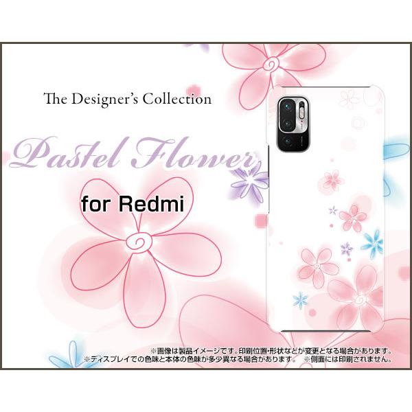 Redmi Note 10 JE XIG02 �X�}�z �P�[�X/�J�o�[ �K���X�t�B�����t Pastel Flower type004 �p�X�e�� �� �t�����[ �s���N �z���C�g